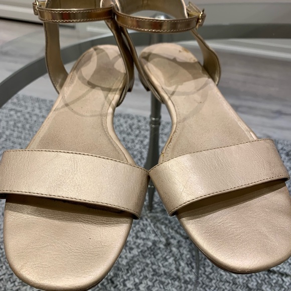 AEROSOLES Shoes - A2 leather gold sandals